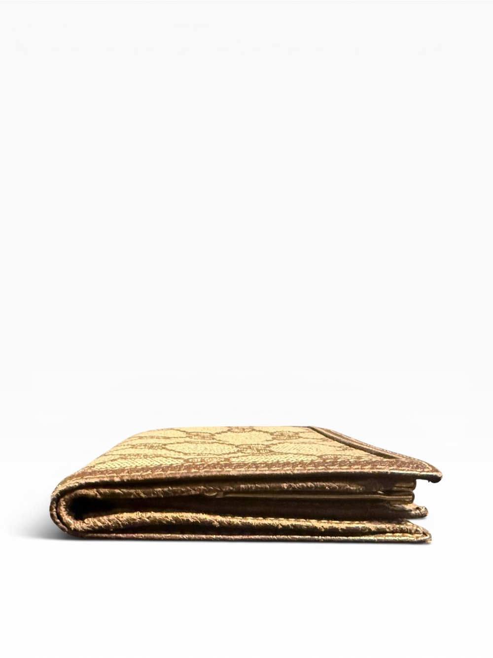 Vintage Gucci Coated Canvas Kisslock Snap Wallet - GUC - Picture 3 of 14
